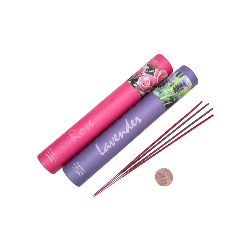 Floral Delight - Rose and Lavender Incense Sticks