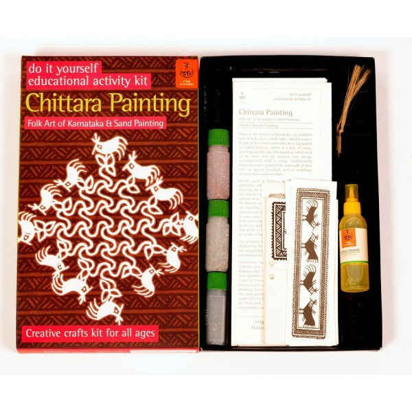 DIY Coloring Kit ~ Chittara Painting of Karnataka DIY Kits Potli