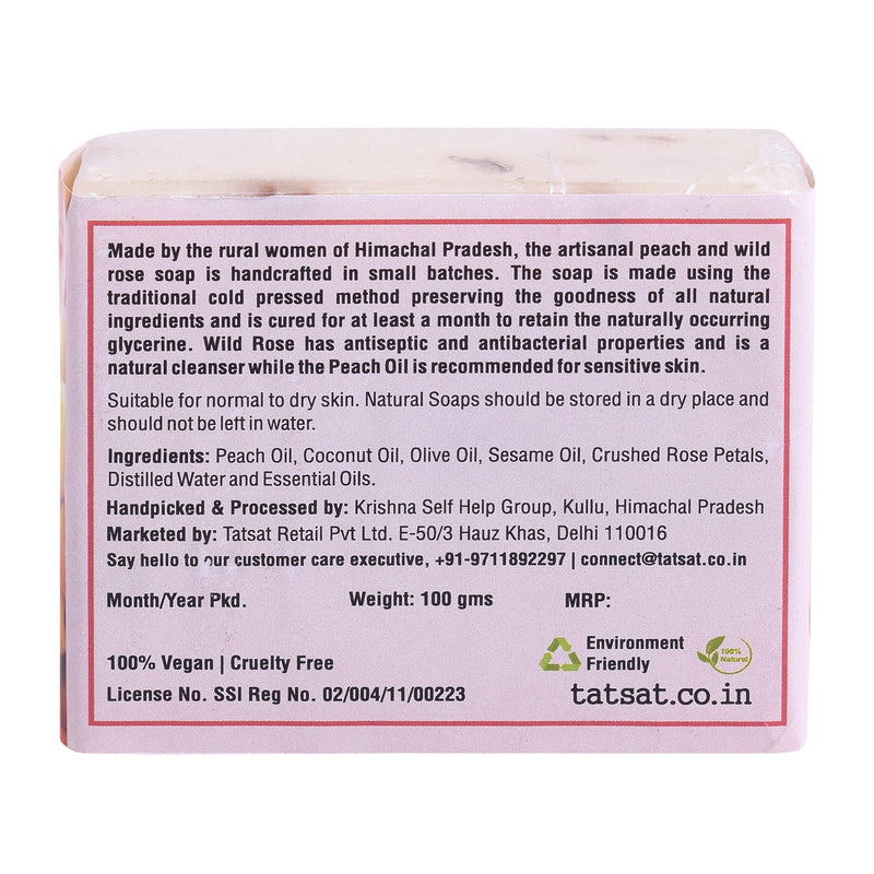 Artisanal Peach & Wild Rose Soap