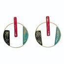 Handcrafted Brass Stud Earring