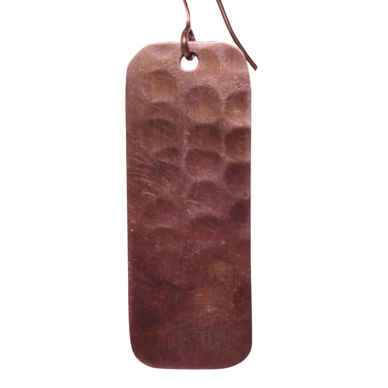 Handcrafted Copper Hammered Earring