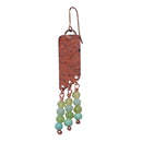 Handcrafted Copper with Coloured Beads Earring
