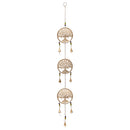 Handmade Three Step Brass Bell with Tree of Life Design