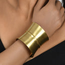 Handcrafted Brass Broad Handcuff