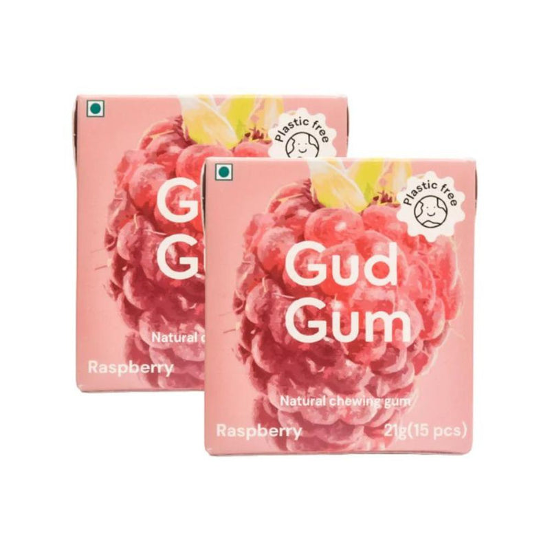 Raspberry Gum - Plastic Free Chewing Gums