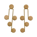 Handcrafted Brass Long Earring
