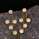 Handcrafted Brass Long Earring