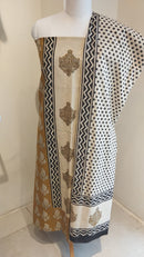 Cotton 3pc suit fabric set