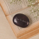 Dare To Dream Stone Engraved Pebble