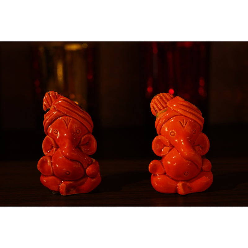 Festive Gift Basket with Ceramic Ganesha