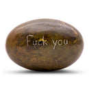 Stone Engraved Pebble Paper Weight - Bae Sweet F You