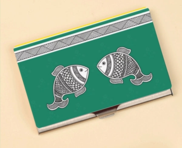 Madhubani Fish Visiting Card Holder