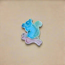 Handcrafted Ceramic Fridge Magnet Squirrel design