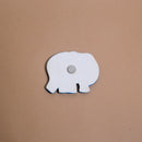 Handcrafted Ceramic Fridge Magnet- Elephant design