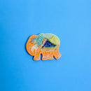Handcrafted Ceramic Fridge Magnet- Elephant design