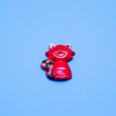 Handcrafted Ceramic Fridge Magnet- Cat design