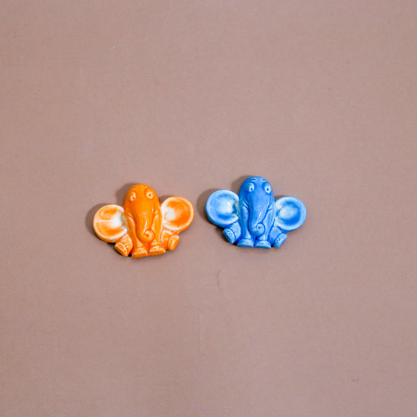 Handcrafted Ceramic Fridge Magnet-Elephant design