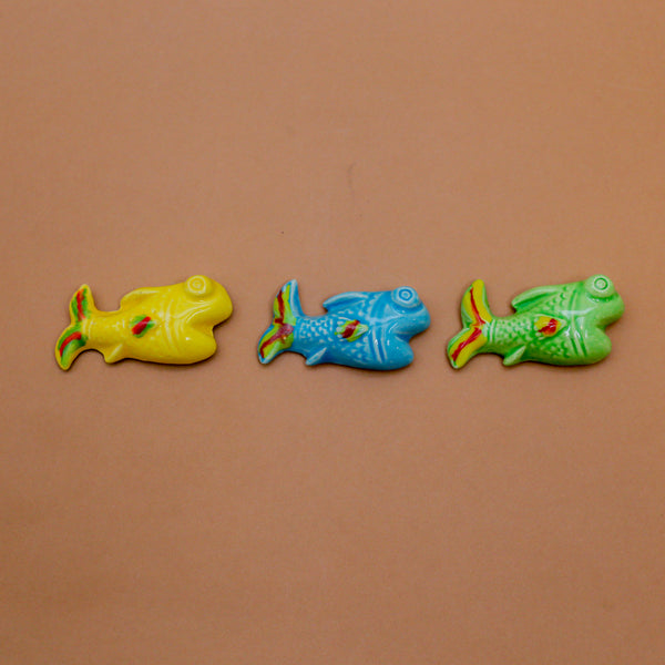 Handcrafted Ceramic Fridge Magnet- Fish design