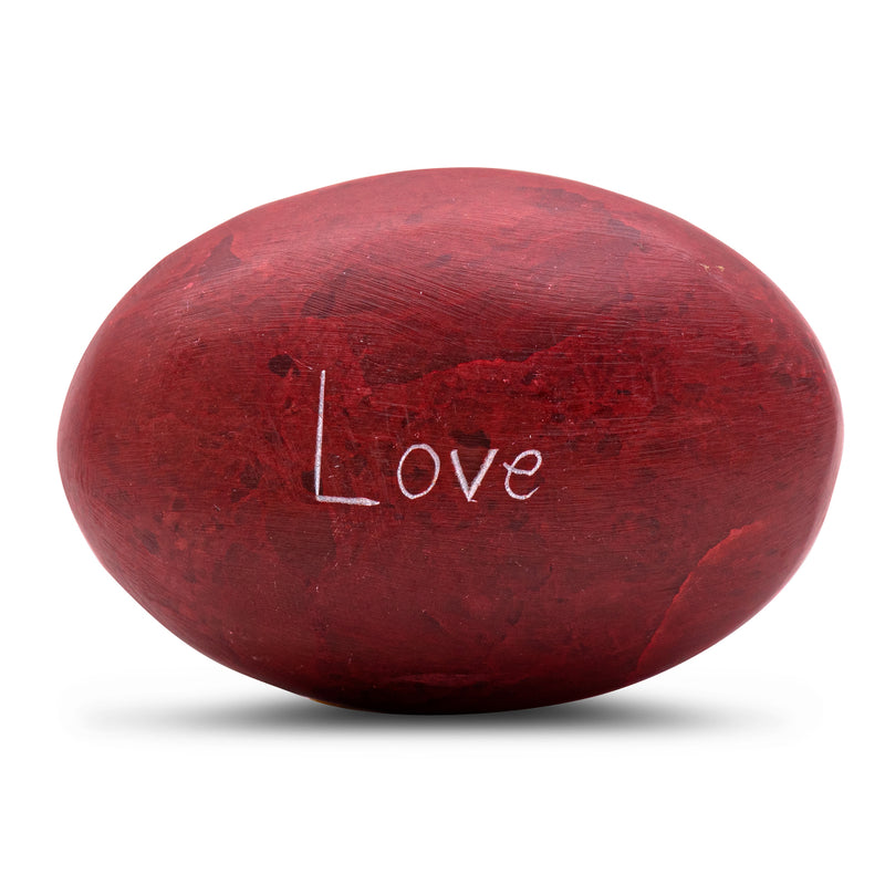 Stone Engraved Pebble Paper Weight - Love Live Laugh