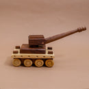Handcrafted Wooden War Tank
