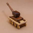 Handcrafted Wooden War Tank