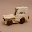 Handcrafted Wooden Jeep