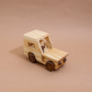 Handcrafted Wooden Jeep