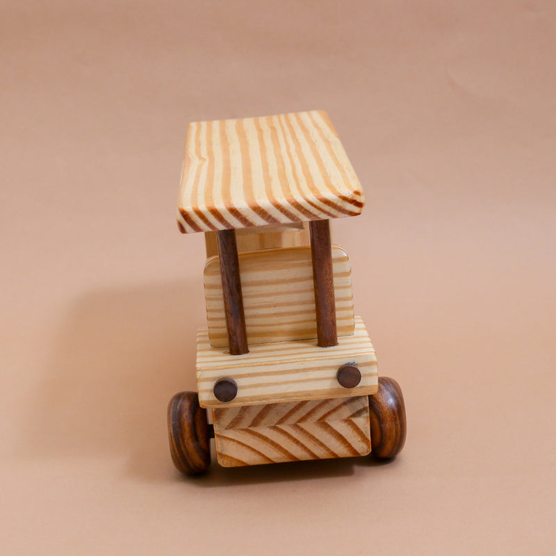 Handcrafted Wooden Rickshaw