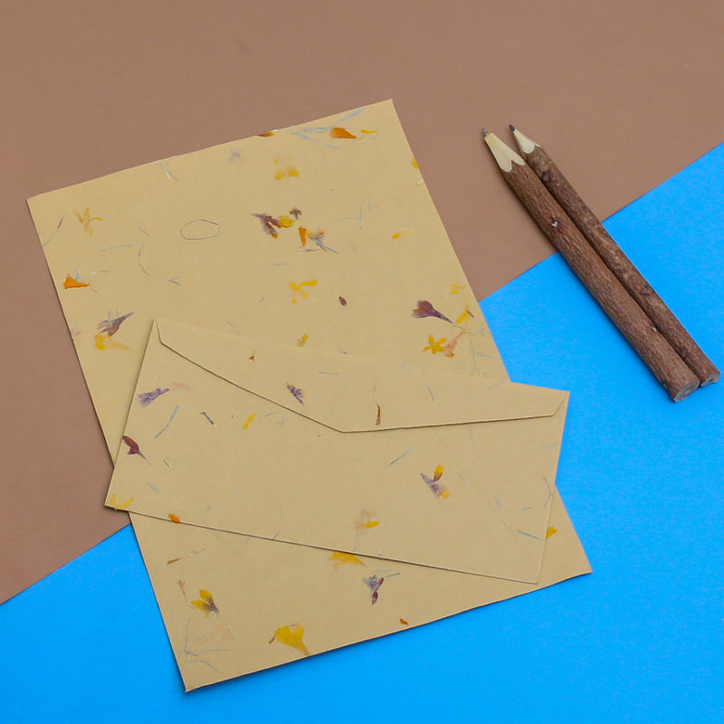 Handmade Writing Paper and Envelope Set