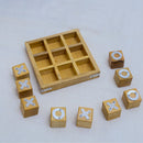 Handmade Wooden Tic Tac Toe Game