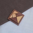Handmade Wooden Jigsaw Puzzle Square - 7pieces