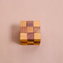 Handmade Wooden Puzzle- Snake Cube Puzzle for Kids