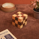 Handmade Wooden Puzzle- Snake Cube Puzzle for Kids