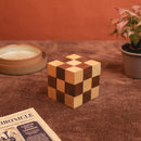 Handmade Wooden Puzzle- Snake Cube Puzzle for Kids