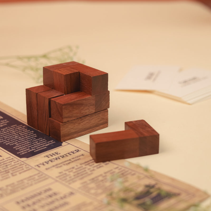 Wooden Gutka Cube