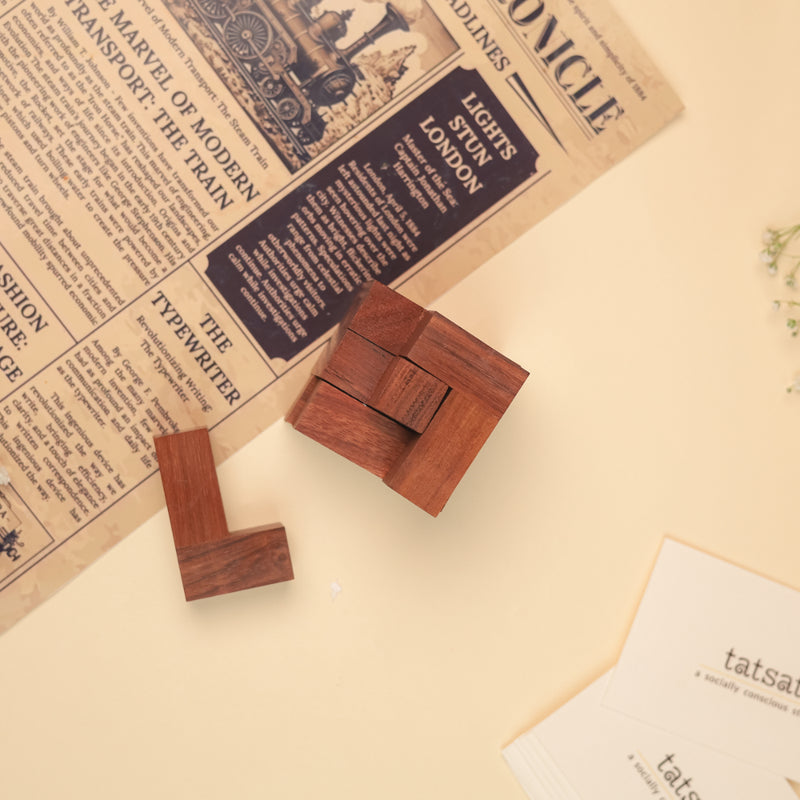 Wooden Gutka Cube