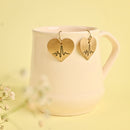 Handcrafted Brass Heart Shaped Earring