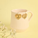 Handcrafted Brass Heart Shaped Earring