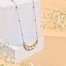 Handcrafted Brass with Pearls Neckpiece