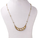 Handcrafted Brass with Pearls Neckpiece
