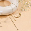 Handcrafted Brass with Pearls Neckpiece