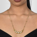 Handcrafted Brass with Pearls Neckpiece