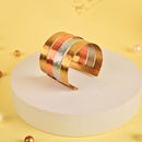 Handcrafted Brass Copper Four Layer Handcuff