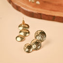 Handcrafted Brass Stud Earring