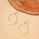 Handcrafted Brass Oval Shaped Earring