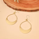 Handcrafted Brass Oval Shaped Earring