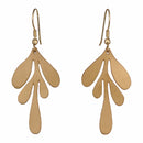 Handcrafted Brass Leaf Design Earring