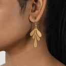 Handcrafted Brass Leaf Design Earring