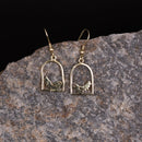 Handcrafted Brass Bird Design Earring