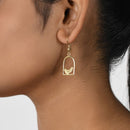 Handcrafted Brass Bird Design Earring